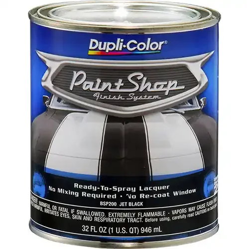 Dupli-Color Paint Shop Finishing System Jet Black Paint – BSP200