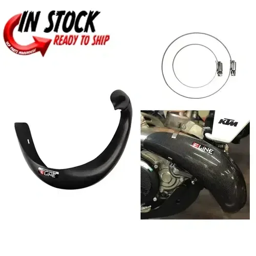 E-LINE EXHAUST PIPE GUARD CARBON FIBER 23 -2024 KTM 250SX 300SX 250XC MPG25023