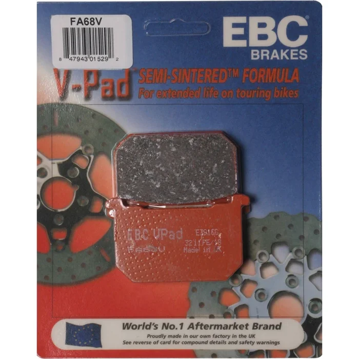 EBC Brakes Brake Pads V-Series [MPN: FA68V]