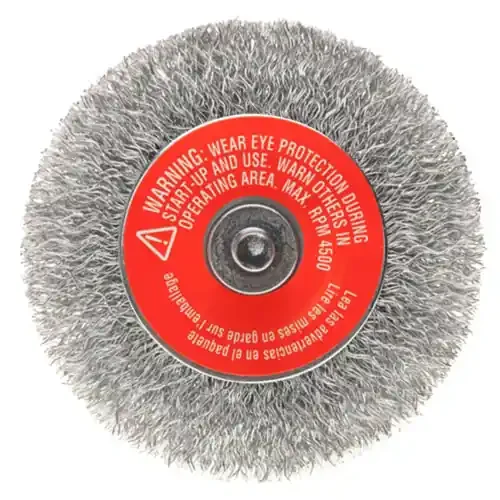 Equalizer® 3″ Coarse Crimped Wire Wheel Brush – 70603