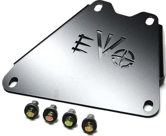 EVO Manufacturing EVO-1103B Automatic Transmission to Oil Pan Connection Skid Plate for 07-11 Jeep Wrangler JK