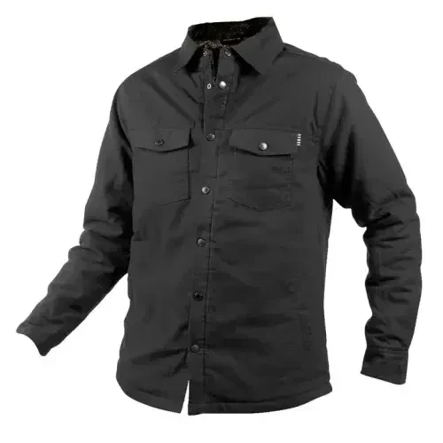 Fasthouse Elysian Quilted Flannel – Black