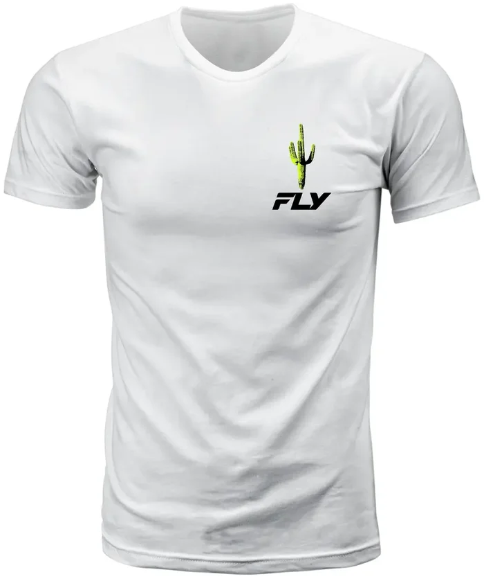 FLY RACING FLY DESERT TEE WHITE LG
