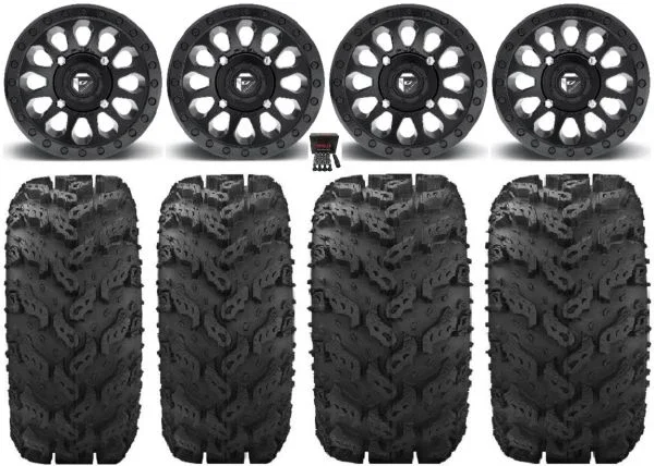 Fuel Vector MB 14″ Wheels 27″ Reptile Tires Polaris RZR XP 1000 / PRO XP / Ranger XP 900/1000