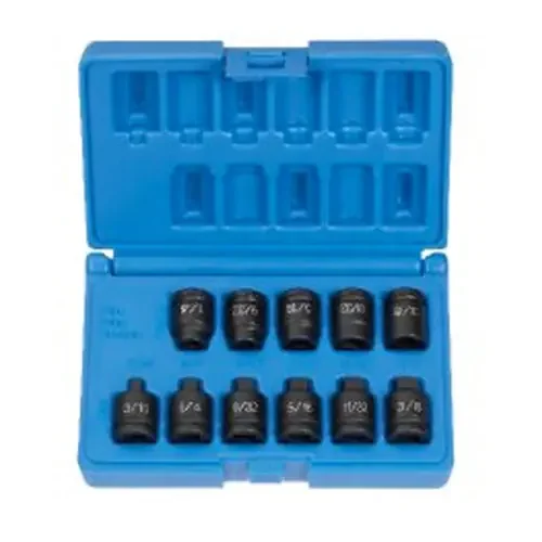 Grey Pneumatic 3/8″ Drive, 11 Pc. Pipe Plug Socket Set – 1211P