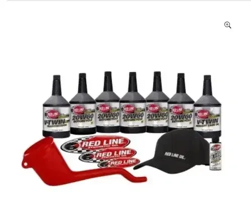 HARLEY DAVIDSON RED LINE SYNTHETIC OIL 20W-60 V-Twin Powerpack OIL CHANGE KIT
