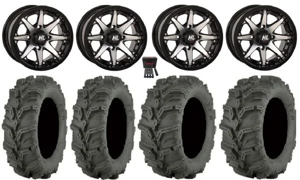 High Lifter HL10 12″ Wheels Mh 26″ Mud Lite XTR Tires Honda Foreman Rancher SRA