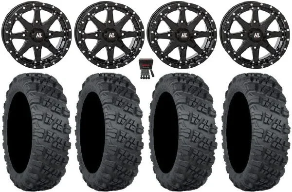 High Lifter HL10 15″ Wheels Black 35″ Versa Cross V3 Tires Polaris Sportsman / RZR / Ranger