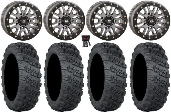 High Lifter HL23 Bdlk 15″ Wheels Gm 35″ Versa Cross V3 Tires Polaris Sportsman / RZR / Ranger