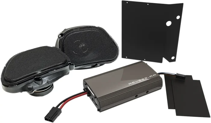 Hogtunes Front Speakers And 225 Watt Amp Kit For Harley Road Glide 1998-2013