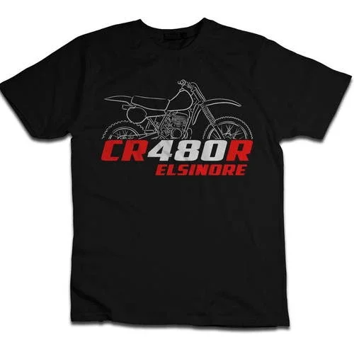 Honda CR480R Elsinore 1982 T-Shirt, Motorcycle Tee for Riders