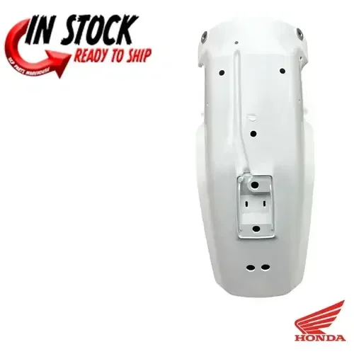 HONDA REAR FENDER PLASTIC MUD GUARD 1993-2024 XR650L OEM ROSS WHITE GENUINE