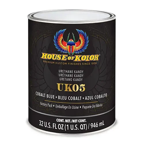 House of Kolor Cobalt Blue Kandy Acrylic Urethane Quart – UK5Q