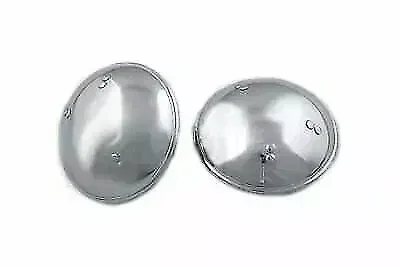 Hub Caps Set Raw for Harley Davidson by V-Twin