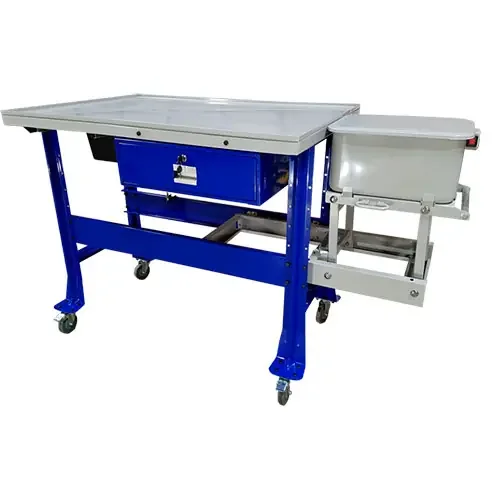 iDEAL Premium Tear Down Table & Part Washer – 1,000 lbs. Capacity