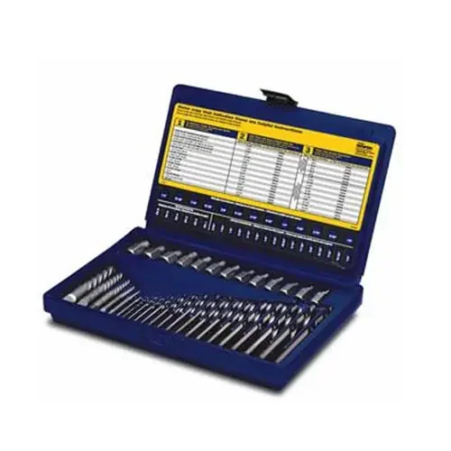 Irwin Hanson 35pc. Screw Extractor & Drill Bit Set – 11135