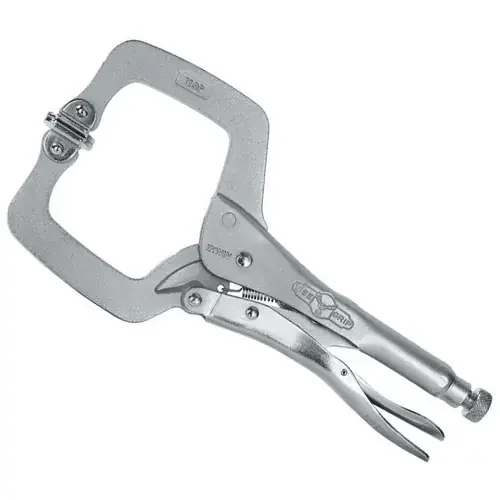 Irwin Vise-Grip 11″ Locking C-Clamp with Swivel Pads – 11SP