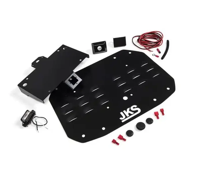 JKS Manufacturing Jeep Wrangler JL Tailgate Vent Cover w/ License Plate Relocation JKS8215