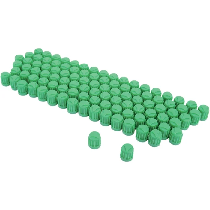 K&L Valve Cap Stem – Green – 100/Pack 32-9988