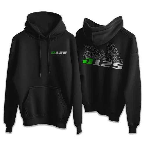 Kawasaki J125 2016-2020 Hoodie, Motorcycle Hoodie Pullover for Riders