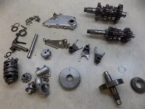 Kawasaki KLX250 sf Transmission w/ shift forks drum counterbalance KLX 230sF 09