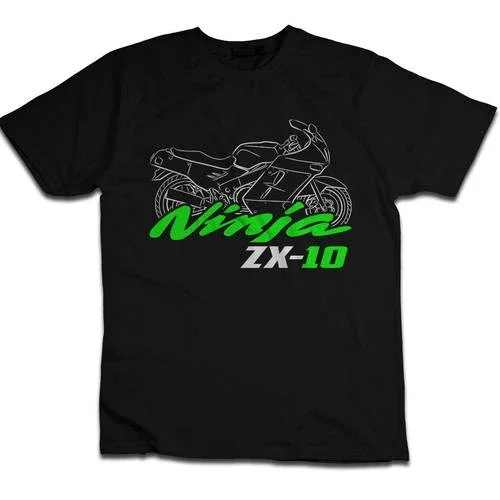 Kawasaki Ninja ZX-10 Tomcat 1988-1990 T-Shirt, Motorcycle Tee for Riders