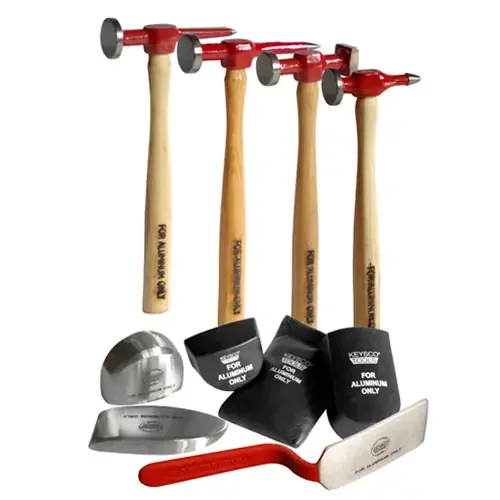 Keysco 10pc Hammer & Dolly Kit For Aluminum Repair – 55300