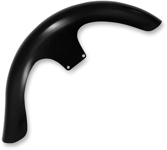 Klock werks Lil’ Wrapper Front Fender Kit – For Raked Frames – Black – Steel – 26″ Harley Davidson