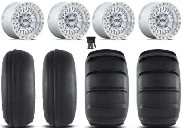 KMC Aztec Beadlock 15″ Wheels Mh +0mm 31″ Sand Slinger Tires Polaris RZR XP 1000 / PRO XP / Ranger XP 900/1000