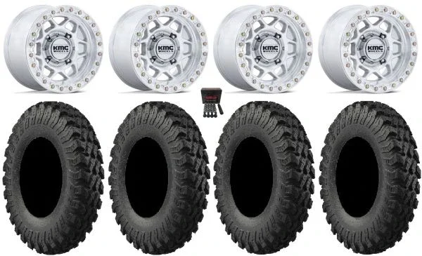 KMC Torx Bdlk 15″ Wheels Mh +0mm 30″ MotoRally Tires Polaris RZR XP 1000 / PRO XP / Ranger XP 900/1000