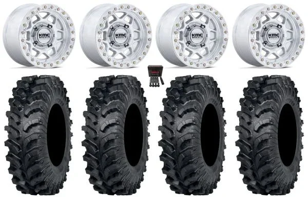 KMC Torx Bdlk 15″ Wheels Mh +38mm 30″ MT911 Tires Can-Am Maverick X3 / Honda Pioneer 1000 / Talon