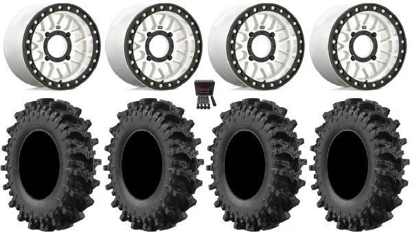 KS235 Grenade Bdlk 14″ Wheels Mh +10mm 28″ MotoSlayer Tires Polaris Sportsman / RZR / Ranger