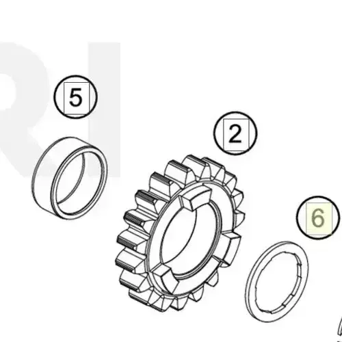 KTM Husqvarna GasGas 85 Thrust Washer 15.2x25x0.5 OEM 47133043000