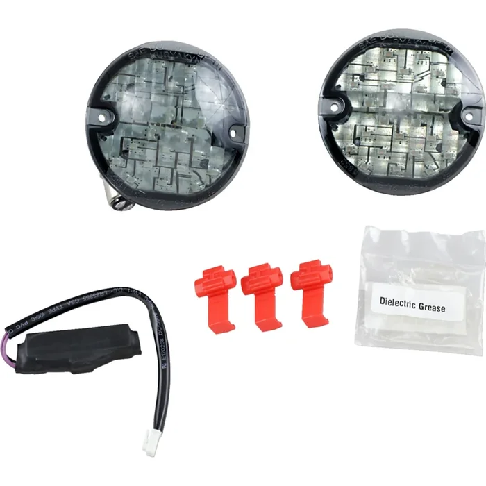 KURYAKYN 2040-0981 5441 LED Front Turn Signal Conversions Front LED Conversion – Smoke