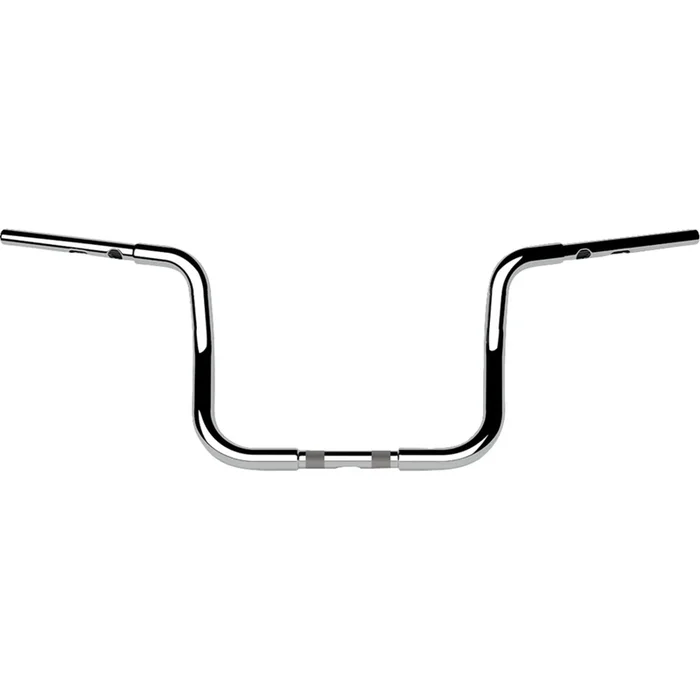 LA CHOPPERS 0601-6591 LA-7347-10 Twin Round Handlebar – 1-1/4 ” x 10 ” – Chrome