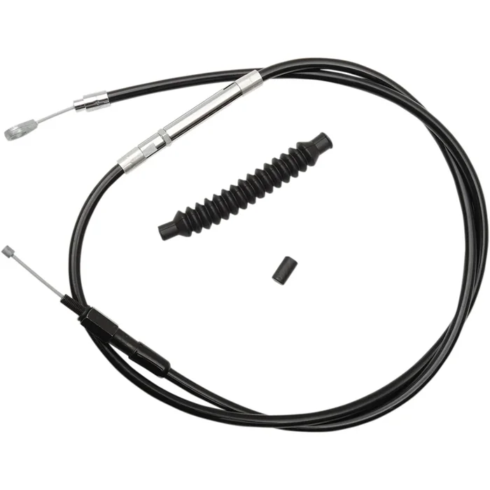 LA CHOPPERS 0652-1871 LA-8320C16B Black Vinyl Clutch Cable – 15 ” – 17 ” Ape Hanger Handlebars – Black Vinyl