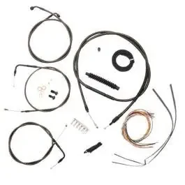La Choppers Complete Midnight Cable Line Mini Ape Kit Harley 04-06 Sportster