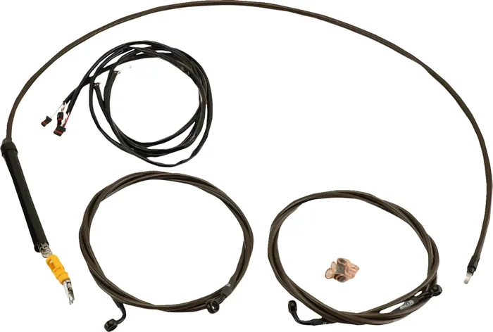 La choppers Complete Plug-and-Play Cable Kit – 12″ – 14″ Handlebars – ’23-’24 Touring – Midnight Harley Davidson
