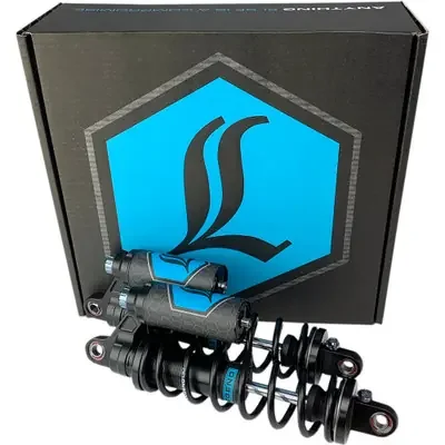 Legend Suspension Legend REVO ARC Piggyback Coil Suspension for XL Models 2006-2011 Harley-Davidson XL1200L Sportster 1200 Low Heavy Duty Black 13″