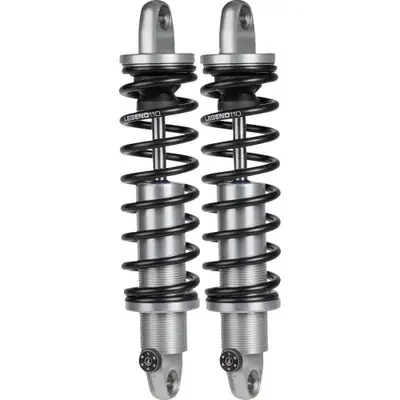 Legend Suspension REVO-A Adjustable XL Coil Suspension 2004-2019 Harley-Davidson XL1200C Sportster 1200 Custom Clear Anodized Standard 13″