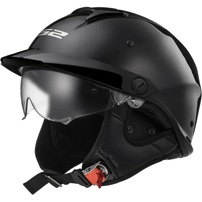 LS2 Rebellion Solid Half Face Adult Cruiser Helmets