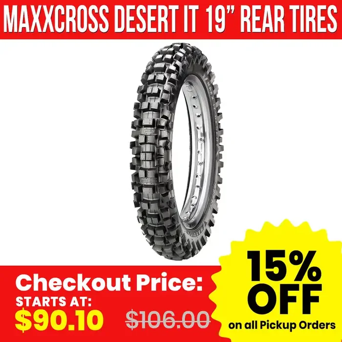 Maxxis Maxxcross Desert IT 19″ Rear Off-Road Tires