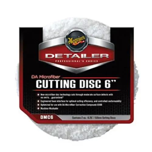 Meguiar‘s 6″ DA Microfiber Cutting Disc, 2 Pack – DMC6