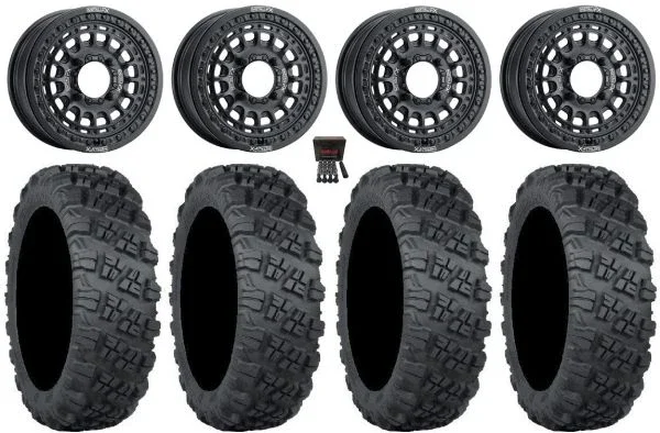 Metal FX Hitman Beadlock 15″ Wheels Black 35″ Versa Cross V3 Tires Polaris RZR XP 1000 / PRO XP / Ranger XP 900/1000
