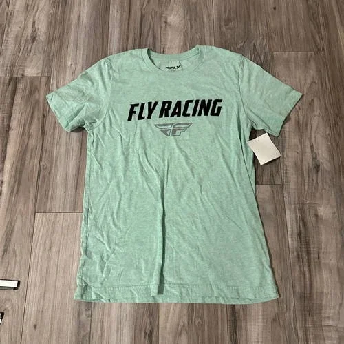 Mint Green Fly Racing Tee
