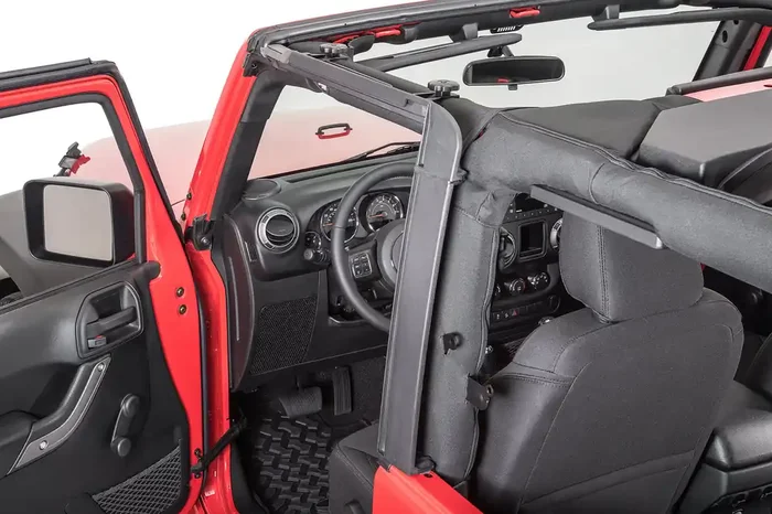 Mopar Door Surround for 07-09 Jeep Wrangler JK for 07-09 Jeep Wrangler JK with Sunrider Soft Top