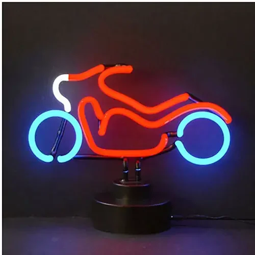 Neonetics Motorcycle Neon Sculpture – 4MOTOR