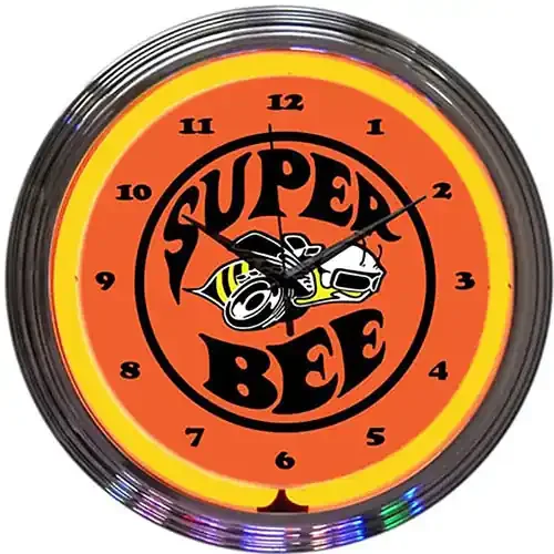 Neonetics SUPER BEE Neon Clock