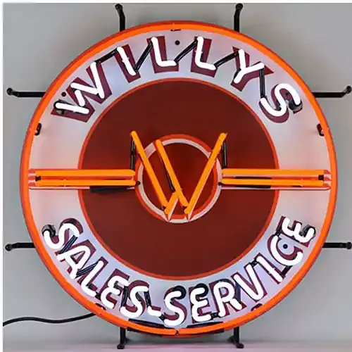 Neonetics Willy‘s Sales Service Jeep Neon Sign – 5JEEPW