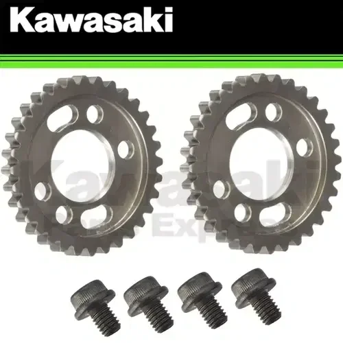 NEW 2004 – 2023 GENUINE KAWASAKI ZX-10R RR ABS KRT CAMSHAFT SPROCKETS AND BOLTS
